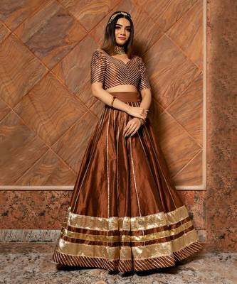Bani Thani Brown Lehenga Set 1
