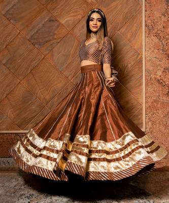 Bani Thani Brown Lehenga Set 3