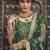 GREEN SEQUINS AND ZARI EMBROIDERED SOFT NET FESTIVE & PARTY WEAR SEMI STITCHED BRIDAL LEHENGA