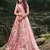 Light Peach Soft Net Lehenga Choli With Net Dupatta Semi-Stitched