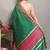 Green Dupion Silk Saree With Blouse