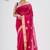 Pink Chanderi Silk Saree With Blouse Piece