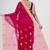 Pink Chanderi Silk Saree With Blouse Piece