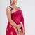 Pink Chanderi Silk Saree With Blouse Piece