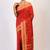 Biswa Bangla Presents Red Handloom Woven Dhaniakhali Cotton Saree