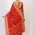Biswa Bangla Presents Red Handloom Woven Dhaniakhali Cotton Saree