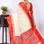 Biswa Bangla Presents Off White Pure Garad Silk Saree Without Blouse Piece