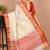 Cream Garad Silk Saree Without Blouse Piece