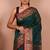 Green Matka Silk Saree With Blouse Piece