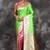 Green Patli Pallu Banarasi Silk Saree With Blouse Piece