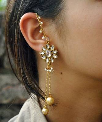 Kundan Kanauti Earrings 1