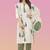 Green Cotton Ikat Printed Stitched Kurta Suit Set
