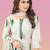 Green Cotton Ikat Printed Stitched Kurta Suit Set