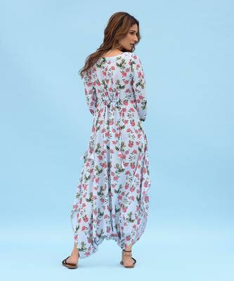Iceberg Blue Dhoti Jumpsuit 2