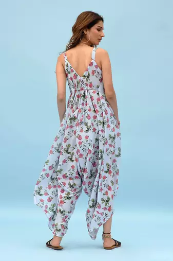 Iceberg Blue Palazzo Jumpsuit