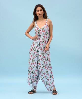 Iceberg Blue Palazzo Jumpsuit 1