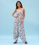 Iceberg Blue Palazzo Jumpsuit