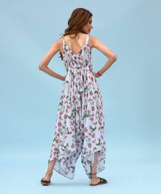Iceberg Blue Striped Palazzo Jumpsuit 2