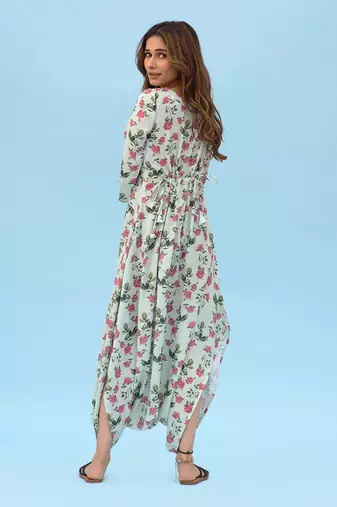 Sage Green Dhoti Jumpsuit