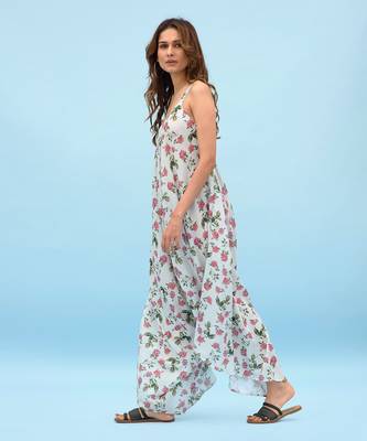 Sage Green Striped Palazzo Jumpsuit 3
