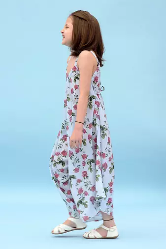 Iceberg Blue Palazzo Jumpsuit Kids