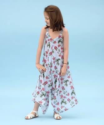 Iceberg Blue Palazzo Jumpsuit Kids 3