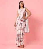 Blush Peach Saree Set