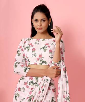 Soft Pink Berry Saree Set 6