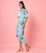 Striped Lungi Skirt & Shirt Set