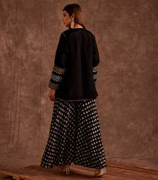 Black Sharara Set