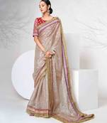Glamorous Mauve Jimmy Chu c Partywear Saree