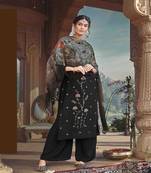 Black Colour Amazing Sharara For Trendy Looks