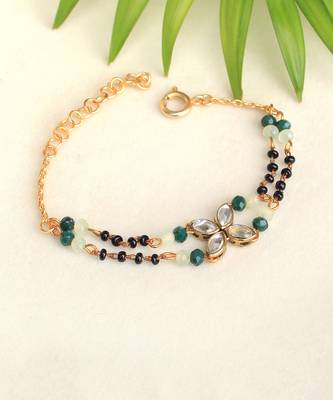 Kundan Bling Mangal Sutra Bracelet 1