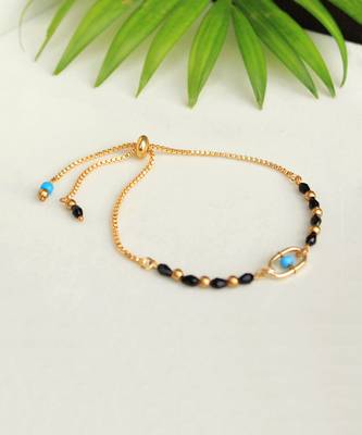 Linked Hoop Mangal Sutra Bracelet 1