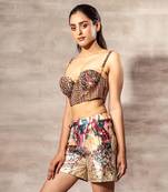 Ikat Raw silk Shorts