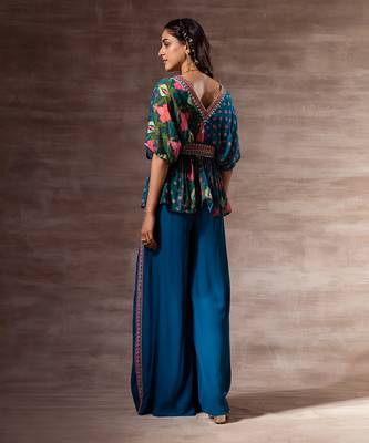 Lotus Crepe Palazzo Pants 2