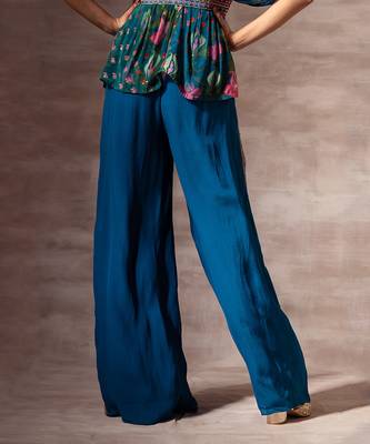 Lotus Crepe Palazzo Pants 4