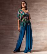 Lotus Crepe Palazzo Pants