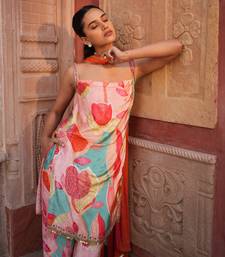 Cowl Neck Kurti Set
