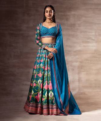 Lotus Pond Lehenga set 1