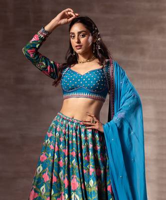 Lotus Pond Lehenga set 2