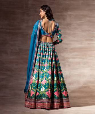 Lotus Pond Lehenga set 4