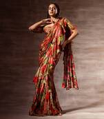 Pre- stitched saree