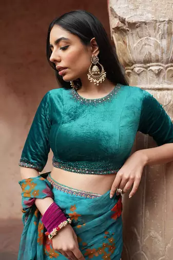 Floral Printed Saree