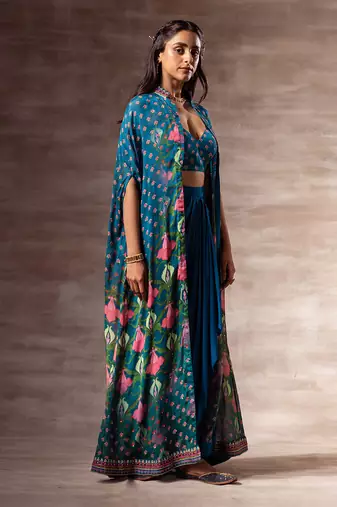 Lotus Chiffon Cape