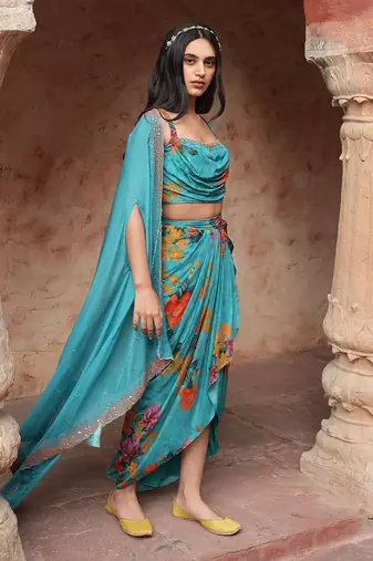 Hand Embroidered Cape