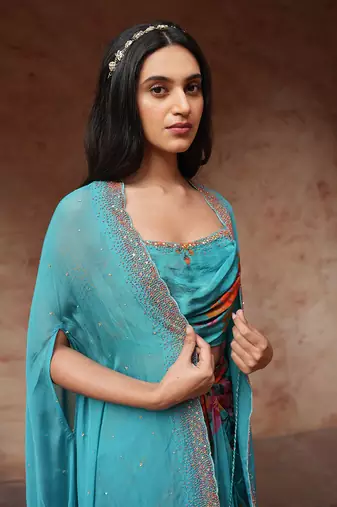 Hand Embroidered Cape