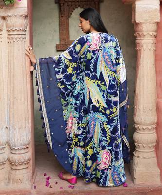 Embroided Velvet Kaftan 2
