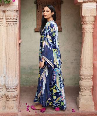 Embroided Velvet Kaftan 3