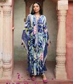 Embroided Velvet Kaftan